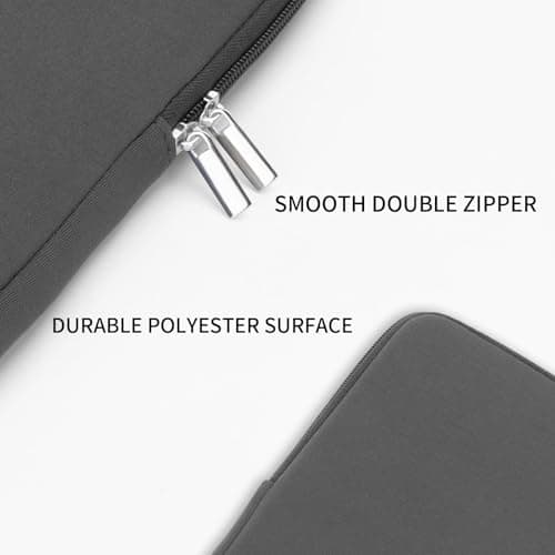 RAINYEAR Padded Laptop Sleeve for 14” Notebook Chromebook 15"Macbook Air M5 — view 2