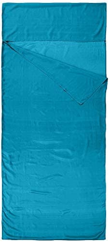 Nod-Shop 100% Pure Silk Sleeping Bag Liner - Ultralight just 110 grams (Teal) — view 2