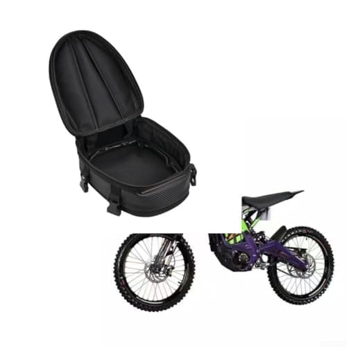 QuivyLivy Waterproof Rear Saddle Bag for -Surron E-Bike, Large Capacity PU Leather Trunk Luggage, Universal Fit Motorcycle Seat Pack with Easy Mount — view 6