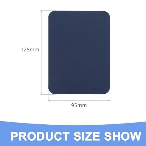 Down Jacket Repair Patches, 2 Pack Self Adhesive Fabric Patches 12.5 x 9.5cm, Waterproof Clothing Repair Patches for Jackets, Coats, Tents & Sleeping Bags, Navy Blue — view 2