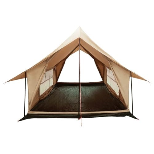 Cabin Tent with Polycotton, Family Camping, Cream, 340 x 246 x 210 cm — view 3