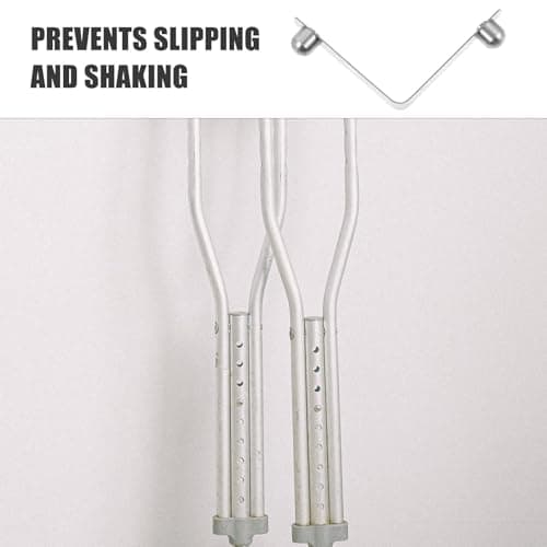 Walking Stick Snap Clip V Shape Buckle, Stainless Steel DIY Locking Support — view 3