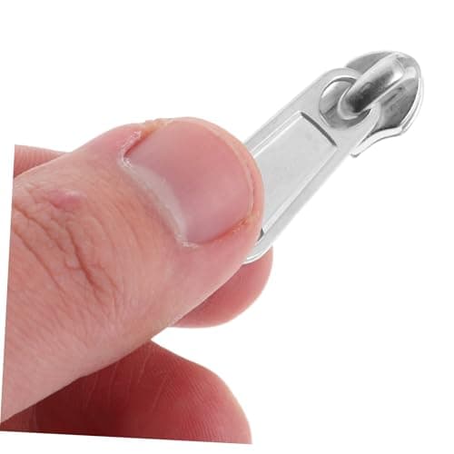 Universal Zipper Sliders 50pcs Aluminium Alloy Silver Replacement Kit — view 4