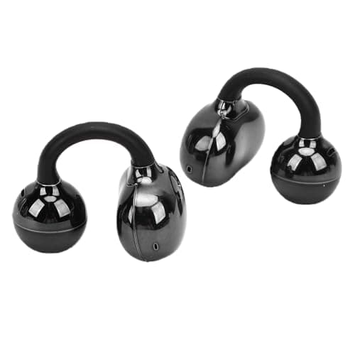 Cryfokt Translation Earbuds, 74 Languages Real Time Translator Earbuds, Language Translator Device with Noise Cancelling Bluetooth for Travel Business Study (Black) — view 2