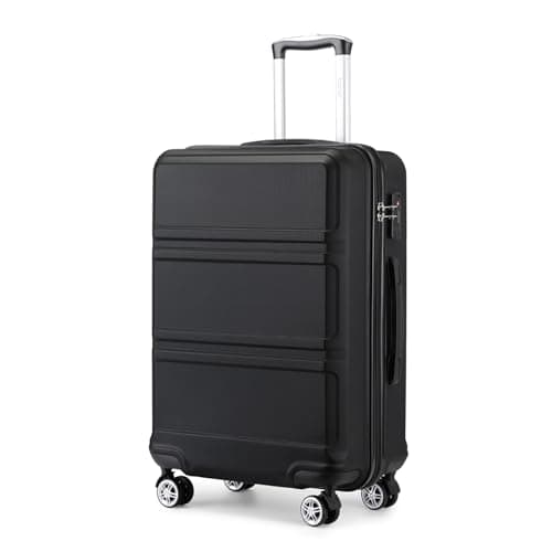 Kono Medium Suitcase with TSA Lock, Lightweight Hard Shell Checked Luggage