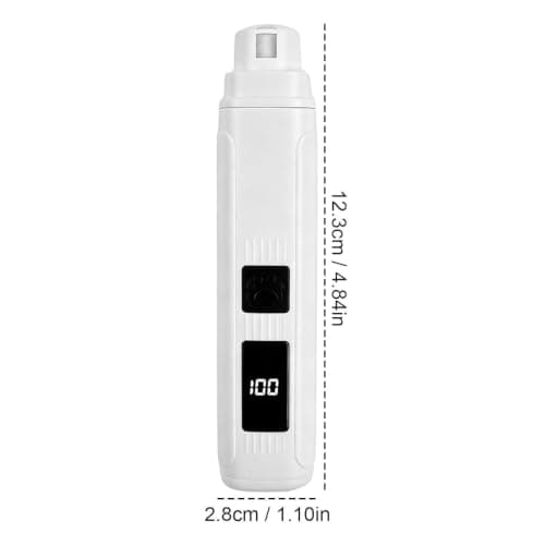 Pet Nail Grinder for Dogs 3-Speed Digital Display Low Noise Safe Grooming — view 6