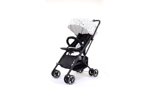 Roma Capsule 3 Baby Stroller Dalmatian– Lightweight Compact Holiday Buggy, Lie-Flat Travel Stroller from Birth, 6.7kg, Cabin Size Fold with Travel Bag, Raincover and Insect Net — view 3