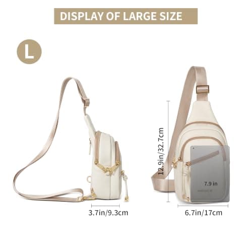 OSOCE Crossbody Bag for Women RFID Blocking Anti-theft Sling Shoulder Bag — view 3