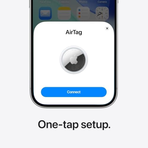 Apple AirTag (2nd generation): Tracker for Keychain, Wallet and More; Locator with Sound; Simple One-Tap Setup with iPhone or iPad; Key Finder with up to 1.5x Precision Finding Range — view 3