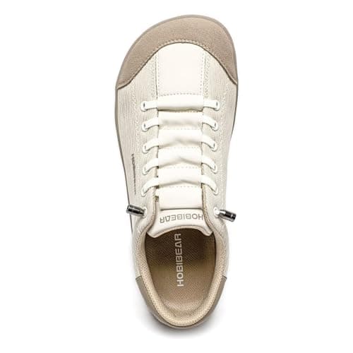 HOBIBEAR Unisex Wide Toe Trainers for Men Women Outdoor Trail Running Minimalist Walking Shoes Lightweight and Breathable Beige Brown — view 3