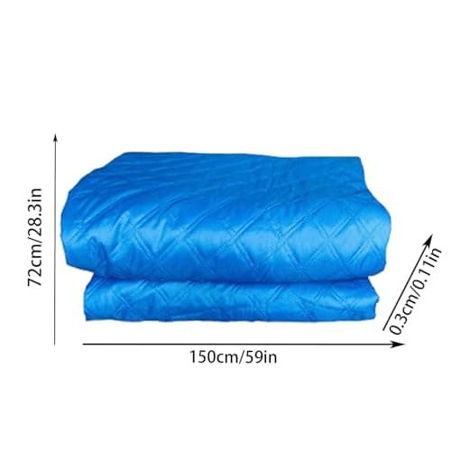 Heated Sleeping Bag Pad - USB Power 6 Heated Zone Camping Mat Sleeping Bag Liner | Electric Sleeping Bag Heater Mat Soft for Yoga Mat Sofa Pet Mat — view 5