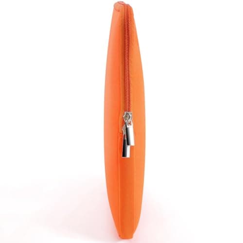 Neoprene Laptop Sleeve Bag Zipper Waterproof Soft，29.5×19.5×1.5cm，Compatible with iPad Pro 11/Surface Go 4/Galaxy Tab S9 FE 10-11 inch Tablets & Slim 2-in-1 Laptops，Orange — view 3