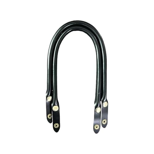 QWDFVZX PU Leather Handles 47cm with Quick-Release Snaps Daily, Black