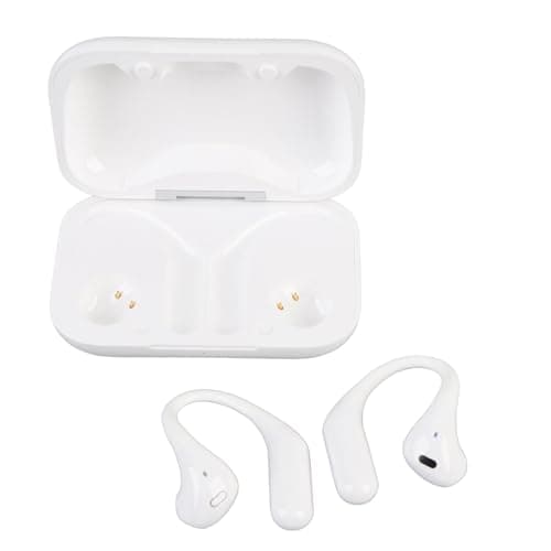 RiToEasysports Real Time Translation Earbuds, Noise Cancelling Bluetooth Translator Earphones with Multiple Language Support for Travel Business (White) — view 4