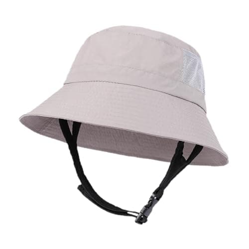 TWISAXC Wide Brim Fishing Hat Sunhat Lady Outdoor Travel Hiking Beach Days and Hiking Camping Traveling Backpacking Picnic Decor Camping Wide Brim Beach Cap, Light Gray, 55cm to 60cm