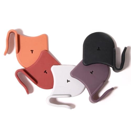 ECMQS Silicone Car Door Slot Organizers for Customizable, Purple — view 5