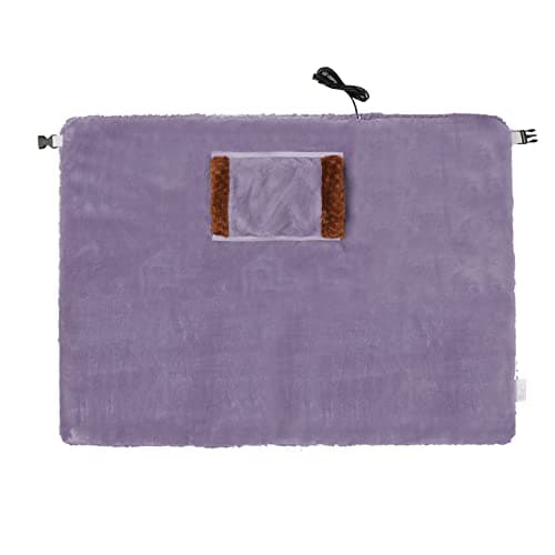 JINTN USB Hand Warm Blanket Winter Smalle Flannel Blanket Electric Warm Throw Blanket Heated Shawl Wrap Heating Knee Leg Waist Wrap Blanket for Home Office Sofa Chair Car Plush Blanket — view 4