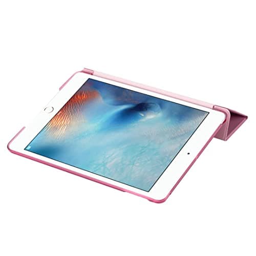 For Apple iPad Mini 1/2/3 Smart Case with Automatic Magnetic Wake/Sleep (Pink) — view 4
