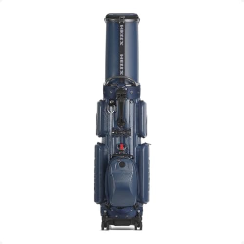 HELIX Hard PC Golf Bag with Wheels for Airline Travel (Blue) — view 5
