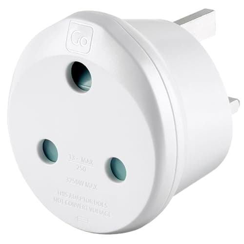 Go Travel South Africa to UK Plug Adapter, earthed & compact — view 5