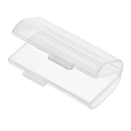 jojofuny Aaa Battery Case and Holder 2-slot Hard Plastic Storage Box for Portable Battery Organization and Protection