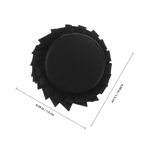 VILLCASE 4 Sets Umbrella Tip Caps Repair Kit for Rain Umbrellas Black Plastic Material with Strong Grip and Easy to Install Includes 6mm and 8mm Sizes Simple and Convenient Style — view 2