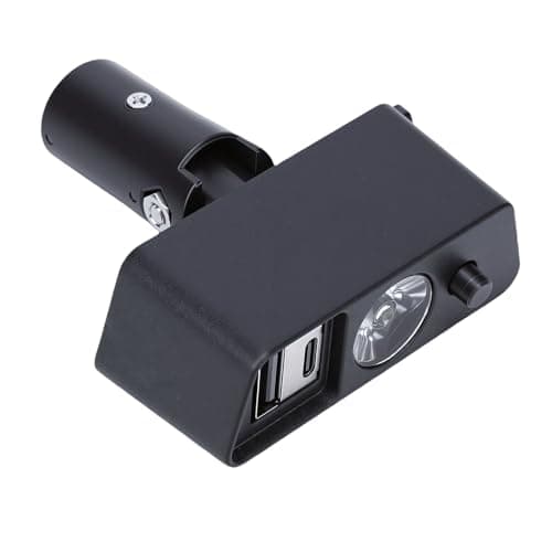 Jelquix Electric Wheelchair LED Light, 3 Pin XLR Head LED Lights, Night Lighting Controller Light with Power Function, Ideal for Travel Power Electric Wheelchairs & Wheelchair