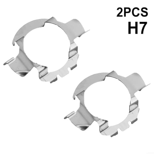 2-Pack H7 LED Headlamp Base 5x3.2cm Silver — view 5