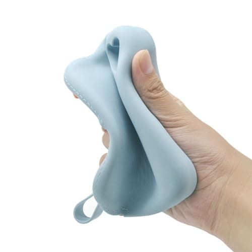 Small Silicone Makeup Bag,Small Coin Purse with Handle Portable Zipper Storage Pouch for Home Travel Organization — view 2