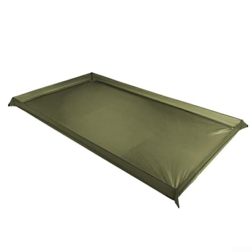 Camping Tent Footprint Tarp, Waterproof Ground Sheet Mat With Pegs — view 2