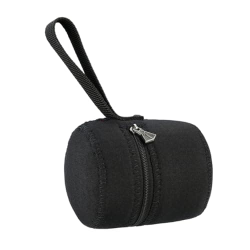 Veemoon Portable Wireless Speaker Bag for Storage and Outdoor Travel, Neoprene Material with Classic Zipper Design, Easy to Carry Protective Case for Compact Wireless Speakers