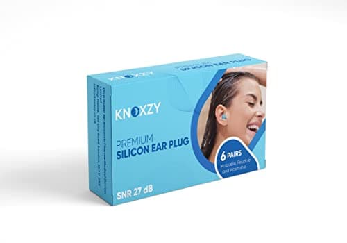 Knoxzy Silicone Ear Plugs for Sleeping Re-Usable Waterproof Noise Cancelling Premium Moldable Ear Plugs for Sleeping, Travelling, Studying Noise Reduction — view 6