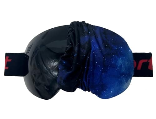 KOSTOO Lycra Protective Goggle Cover, Ski Goggle Cover Sleeve, Keep Your Lenses Clean and Scratch, Gifts for Ski Lovers (Blue) — view 3