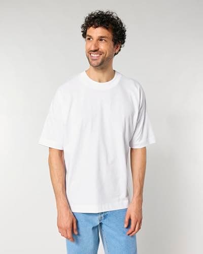 Travel The World ES Grau, Menorca Unisex Heavyweight Cotton T-Shirt White Small — view 2
