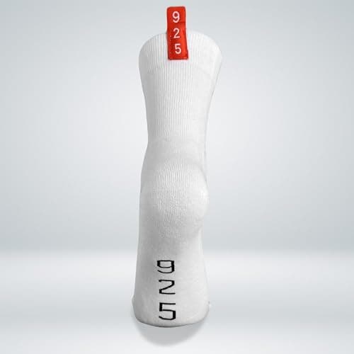 925Socks Silver-Ion Technology Performance Sports Running Socks Anti-Odour Breathable Cushioned Gym Blister Free Compression for Men & Women Sizes 3-7, 7-12 3/W/S — view 6