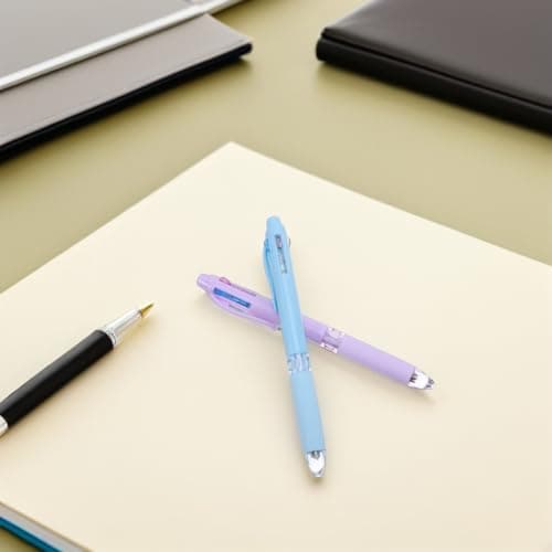 STOBAZA Retractable Ballpoint Pens for Easy Colour-coded Journaling Back to School Multi- 8pcs with 8 Vibrant Ink Colours, Portable Plastic Writing Supply for Office and Travel — view 5