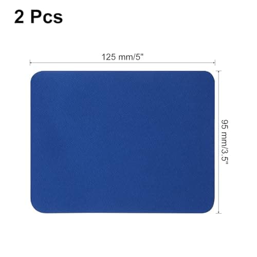 sourcing map 2 Pcs Self-Adhesive Repair Patches 9.5 x 12.5 cm Waterproof Twill Fabric Repair Patch Tape Washable Repair Patch Kit for Down Jackets Clothes Tents Umbrellas Bags, Sapphire Blue — view 2