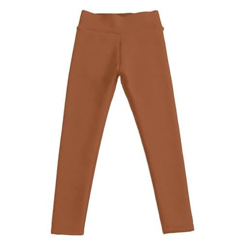 Thermal Leggings Women with Pockets High Waist Thermal Leggings with Pockets Long Winter Warm Tummy Control Yoga Fitness Stretchy Pants Trousers Outdoor Travel Hiking Camping Skiing Orange — view 3