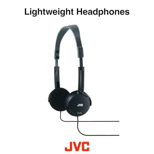 JVC Wired Lightweight Headphones - Black, ‎HA-L50-B-E — view 2