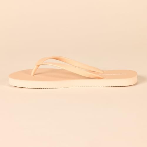 Amazon Essentials Women's Flip Flops, Pack of 3, Beige, 5.5 UK — view 3