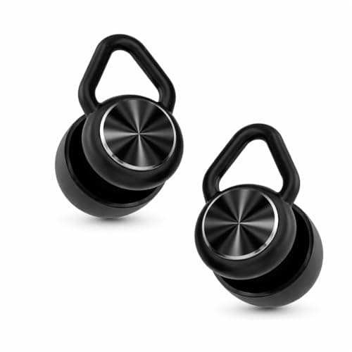 Aura Concert Earplugs | High-Fidelity 18 dB Hearing Protection for Raves, Festivals & DJs | Reusable Silicone Ear Plugs with Carry Case | 4 Sizes XS-L — view 3