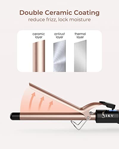 19mm Curling Tong Extra Long Barrel,110-210°C,Small Spiral Curl — view 4