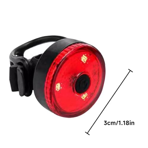 Cycling Safety Flashlight - USB LED Bike Light Set, Rear and Front Mount Lamp with Rechargeable Battery | Bright Night Light for Road Trip, Commuter Safety, Outdoor Riding, Daily Travel GE — view 5