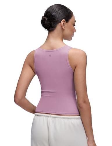 CRZ YOGA Softembrace Scoop Neck Tank Top Light Lavender 10 — view 2