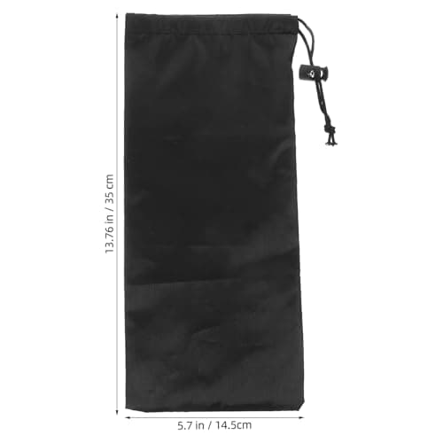 Happyyami Trekking Pole Storage Bag Foldable Carry Pouch for Folding Walking Stick Drawstring Closure Holds up to 2 Trekking Poles for Hiking Camping Travel and Climbing — view 2
