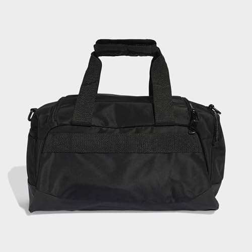 adidas Unisex Training Defender Duffle Bag XSmall Duffel Bag, Black/White, One Size — view 2