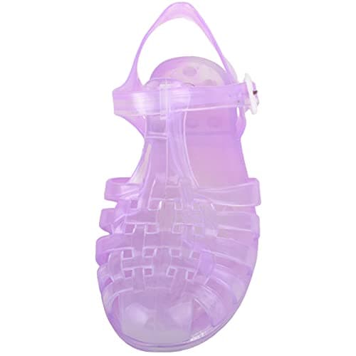 ABSOLUTE FOOTWEAR Womens Casual Summer Holiday Beach Jelly Sandals Shoes, Lilac, UK 6 / EU 39 — view 2