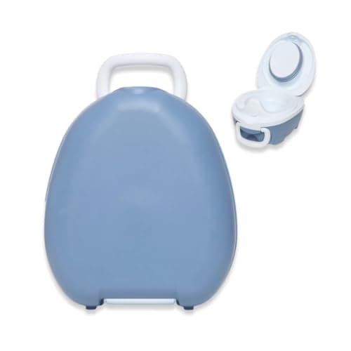 My Carry Potty - Travel Potty, Award-Winning Portable Toddler Toilet Seat for Kids to Take Everywhere (Blue Pastel)