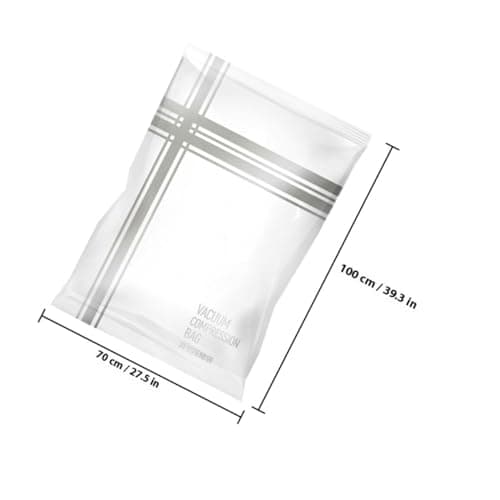 Vacuum Storage Bags Foldable Pa Pe White for Clothes Quilt — view 2
