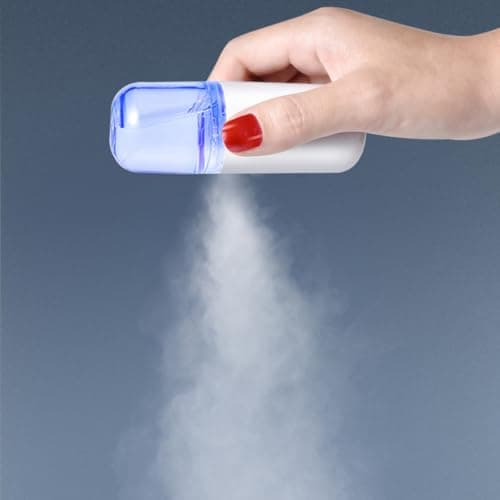 ELEOUTI Portable Mini Moisturiser Travel Size Facial Mist Sprayer for Skin Hydration with Simple Design Plastic Material for Indoor Environment Use — view 3